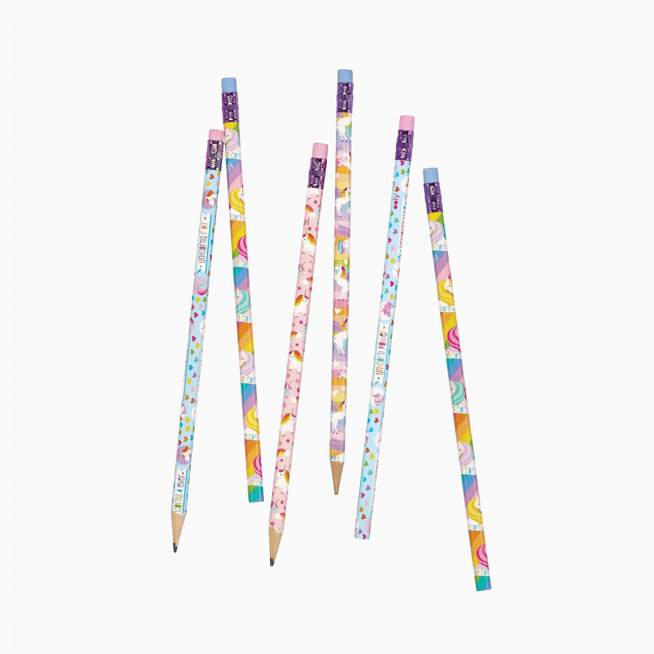 Unique Unicorns Graphite Pencils - Set of 12