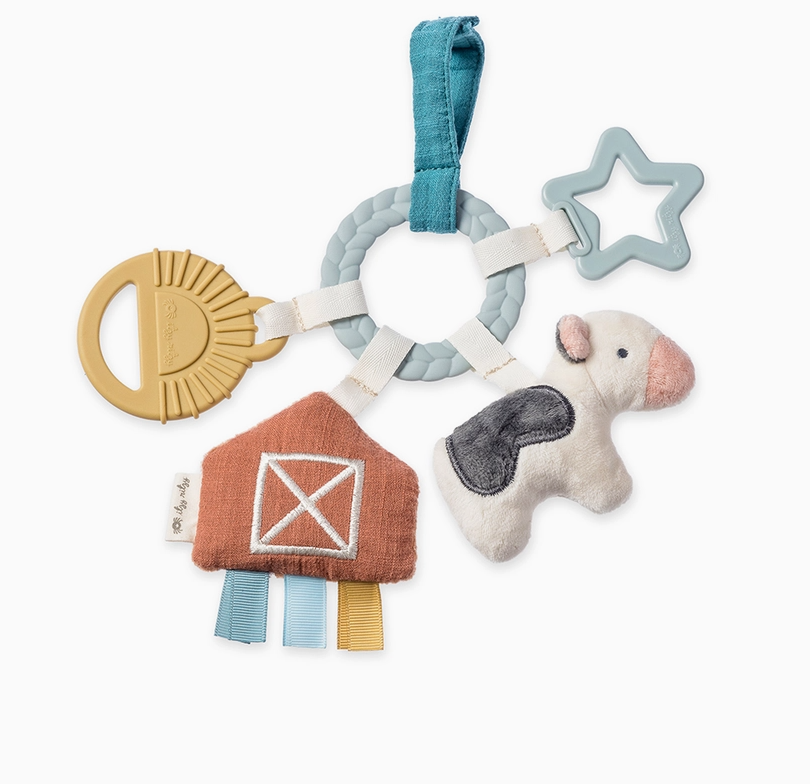 Bitzy Busy Ring? Teething Activity Toy Farm