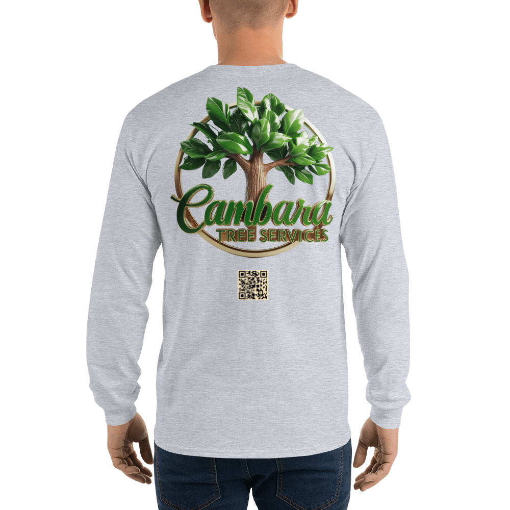 Custom Cambara Tree Services Long Sleeve Shirt ¨C Premium Cotton, Eco-Friendly Print, Durable Workwear