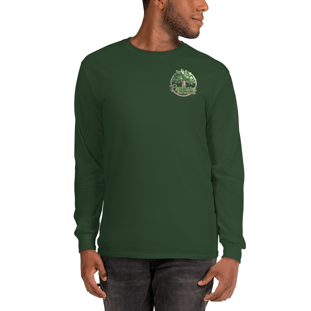 Custom Cambara Tree Services Long Sleeve Shirt ¨C Premium Cotton, Eco-Friendly Print, Durable Workwear