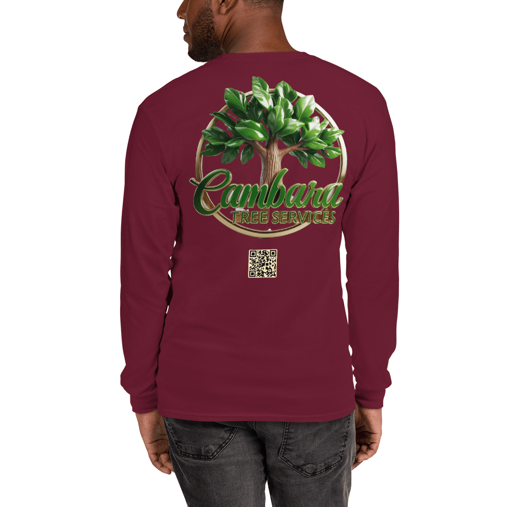Custom Cambara Tree Services Long Sleeve Shirt ¨C Premium Cotton, Eco-Friendly Print, Durable Workwear