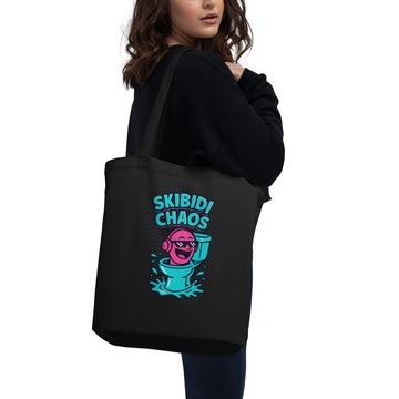 Organic Ring-Spun Meme Tee Skibidi Chaos