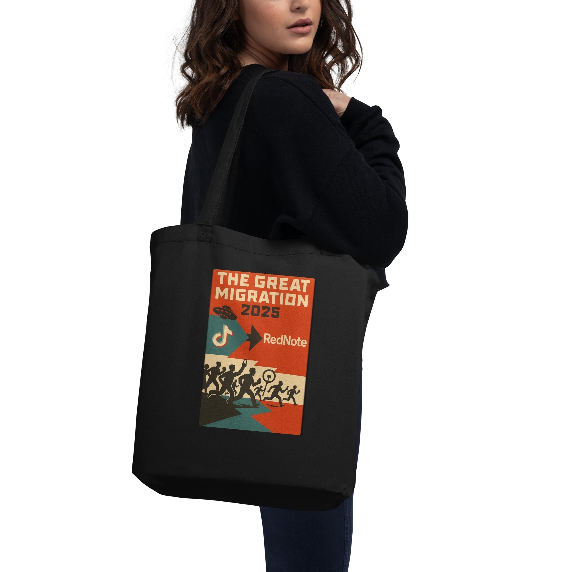 Organic Cotton Tote Great Migration 2025 Exodus