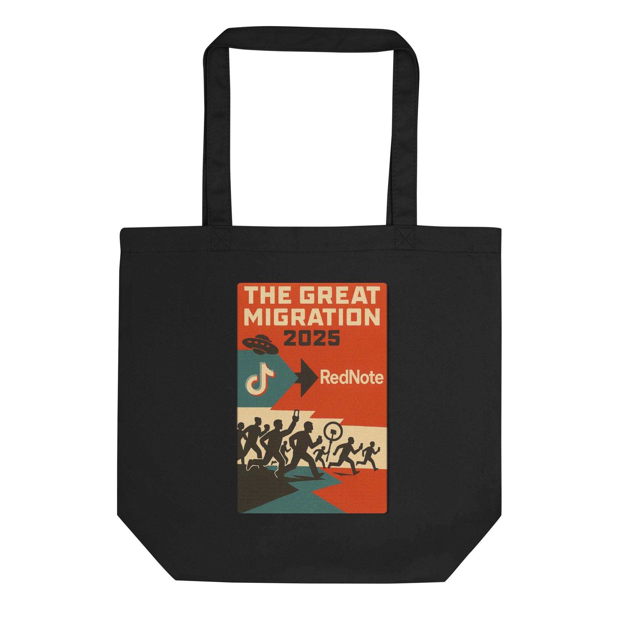 Organic Cotton Tote Great Migration 2025 Exodus