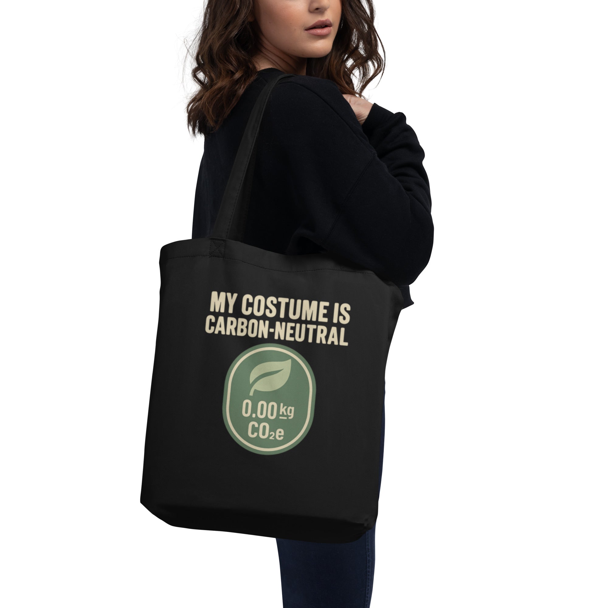 Organic Cotton Tote Bag ¨C My Costume Is Carbon-Neutral