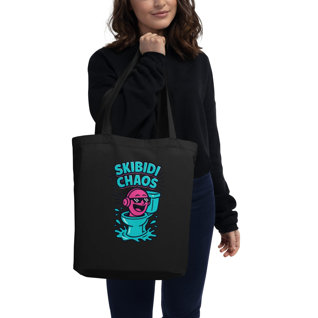Organic Ring-Spun Meme Tee Skibidi Chaos