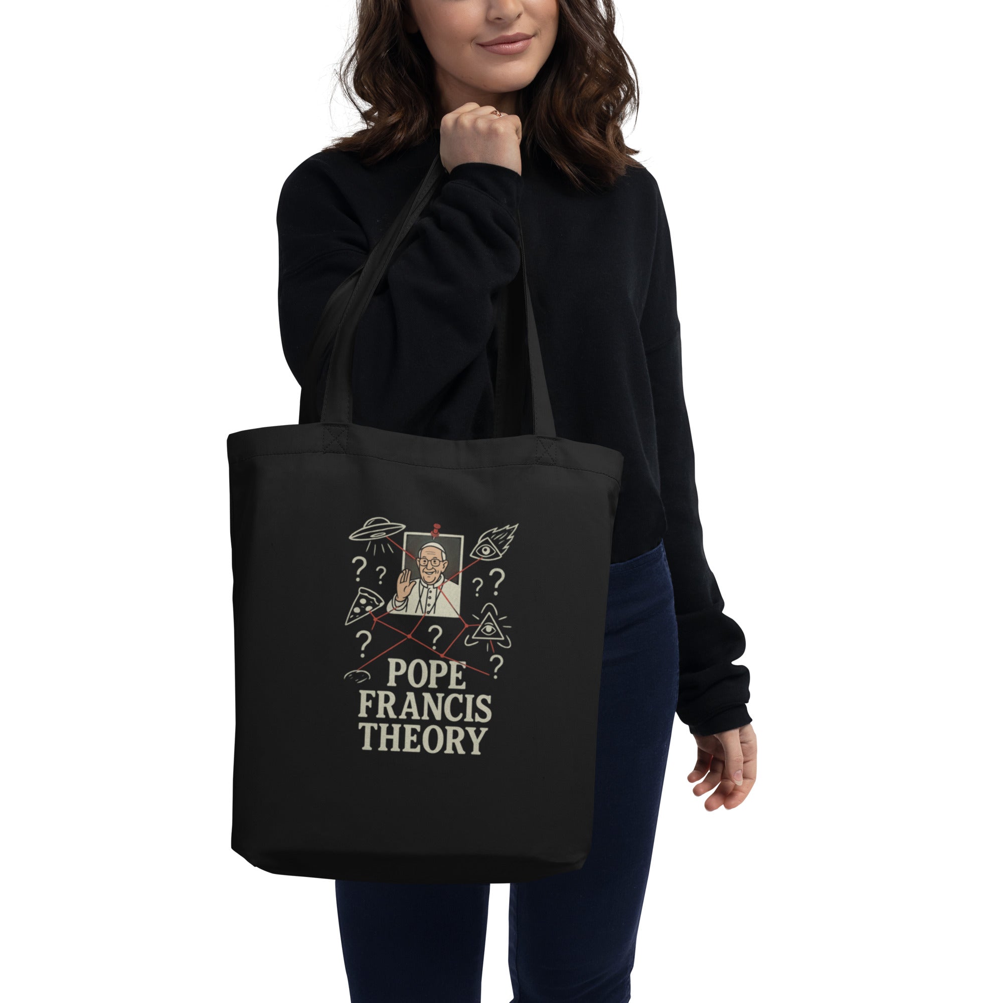 Organic Cotton Tote Pope Francis Theory