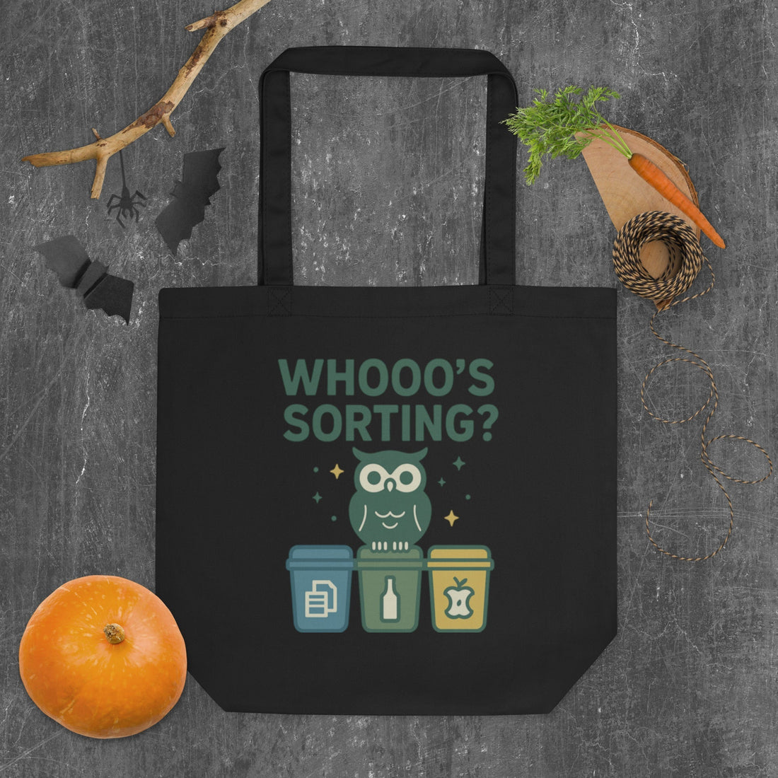Organic Halloween Totes ¨C Whooo's Sorting