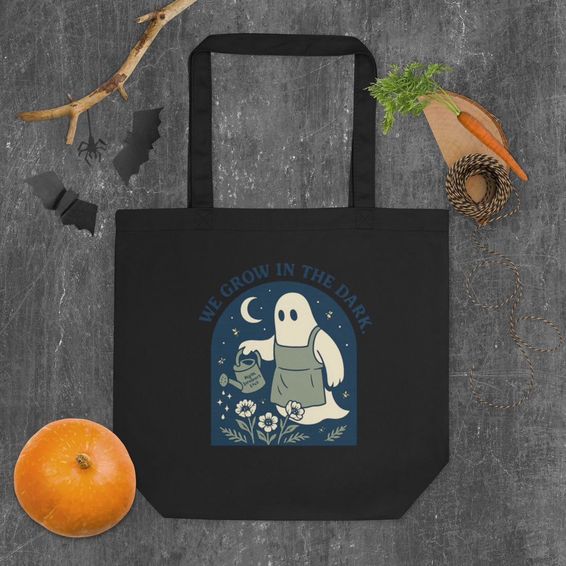 Organic Cotton Tote Bag ¨C We Grow in the Dark
