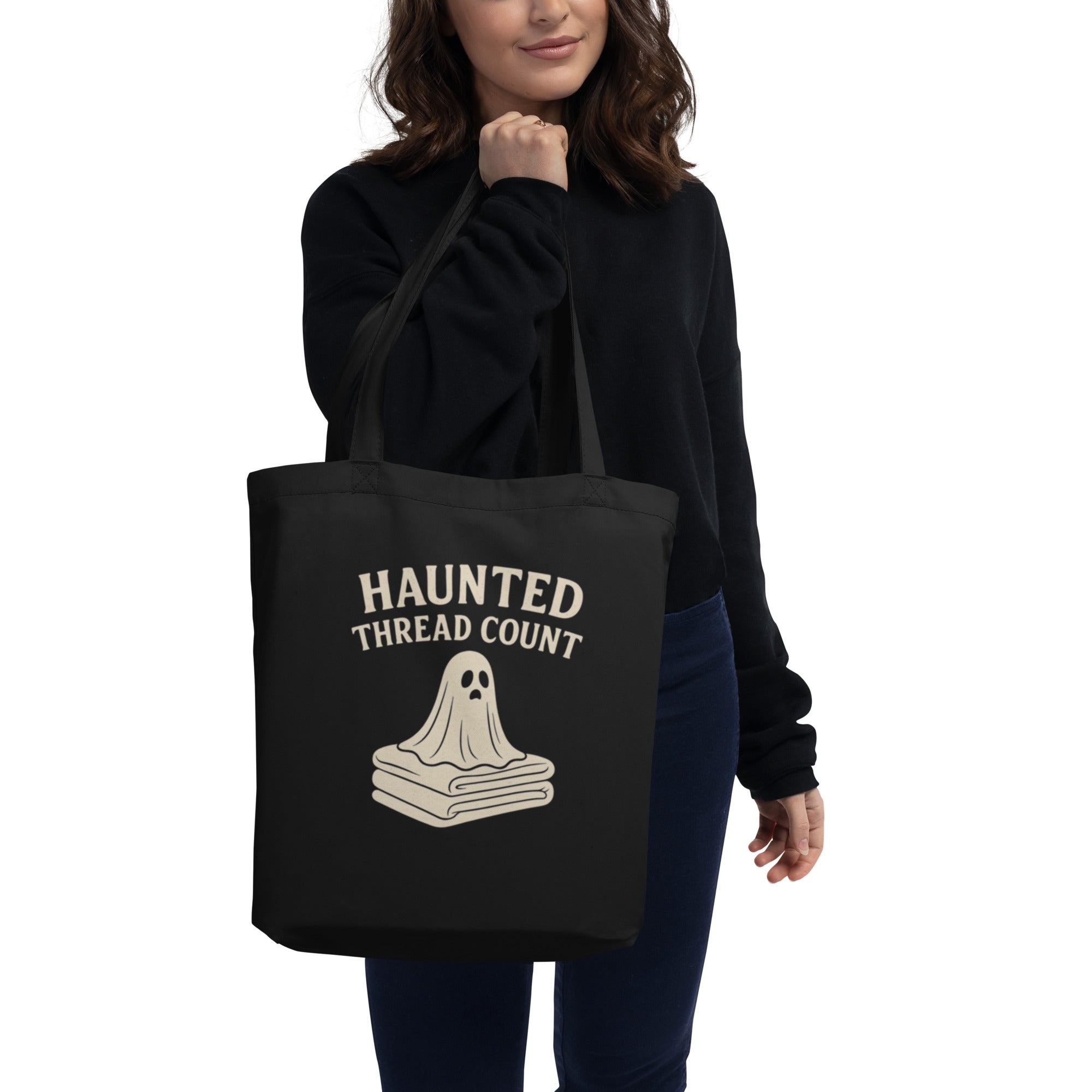 Organic Cotton Tote Bag ¨C Haunted Thread Count