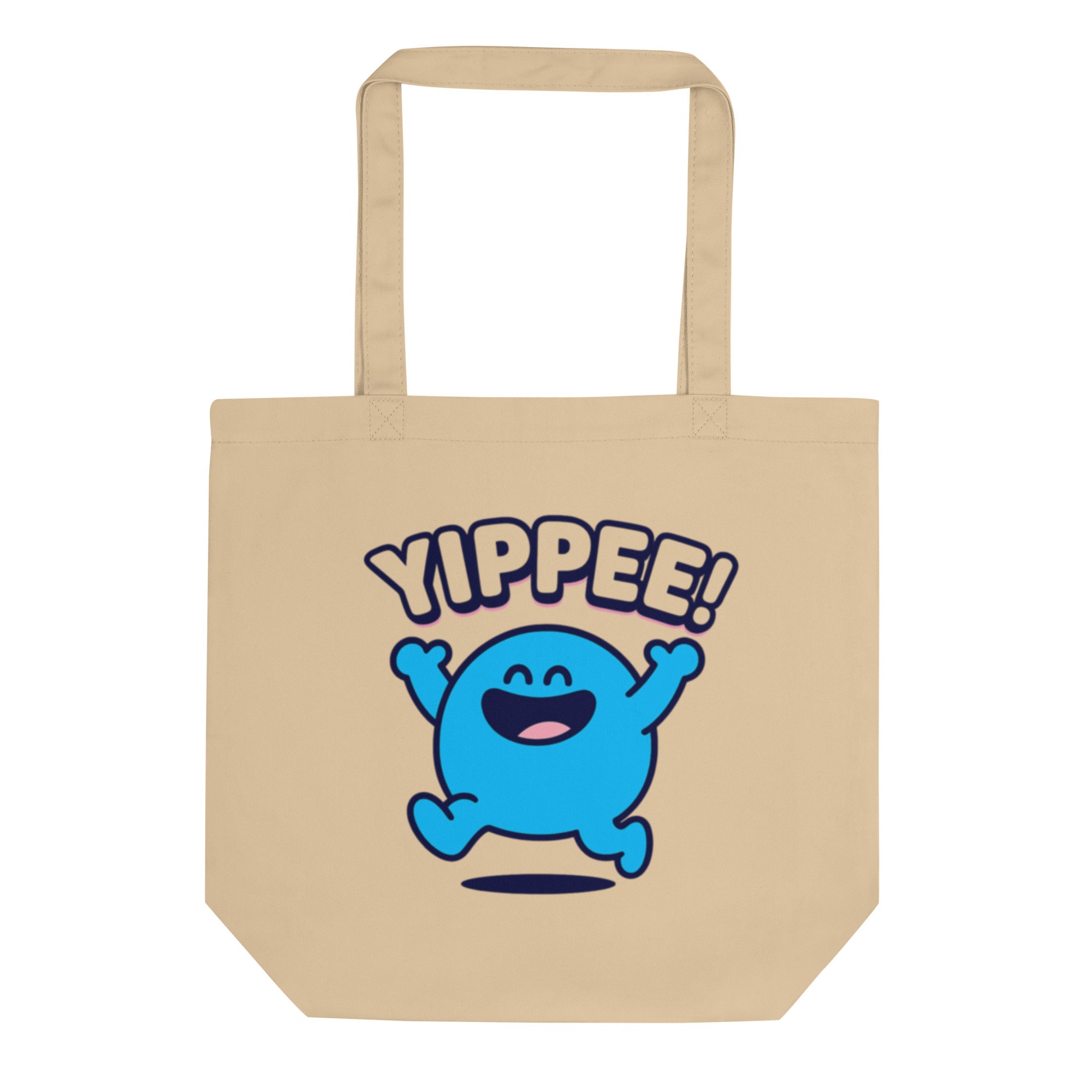 Organic Cotton Tote Yippee Joy Celebration