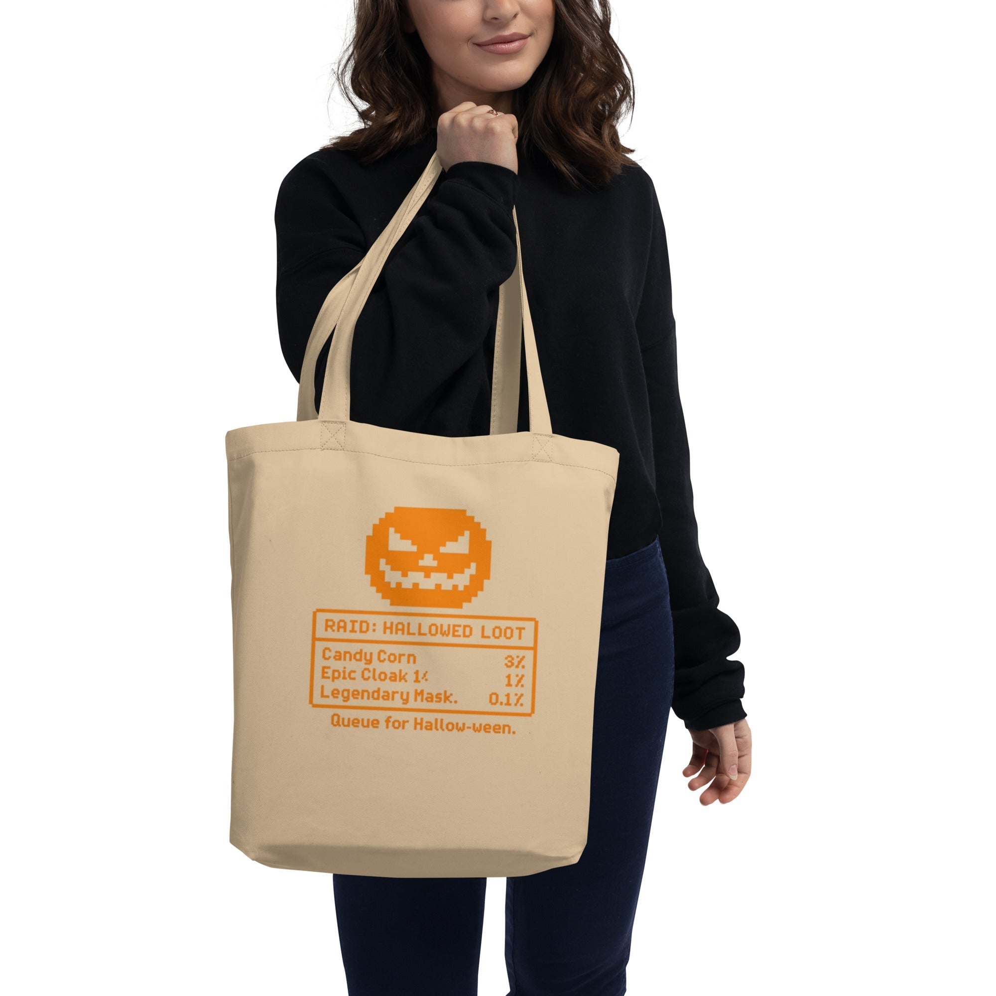 Organic Cotton Tote Bag ¨C Hallowed Loot