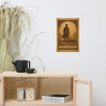 The Magician Cowboy Tarot Poster ¨C Western Wall Art (5x7¨C12x18)