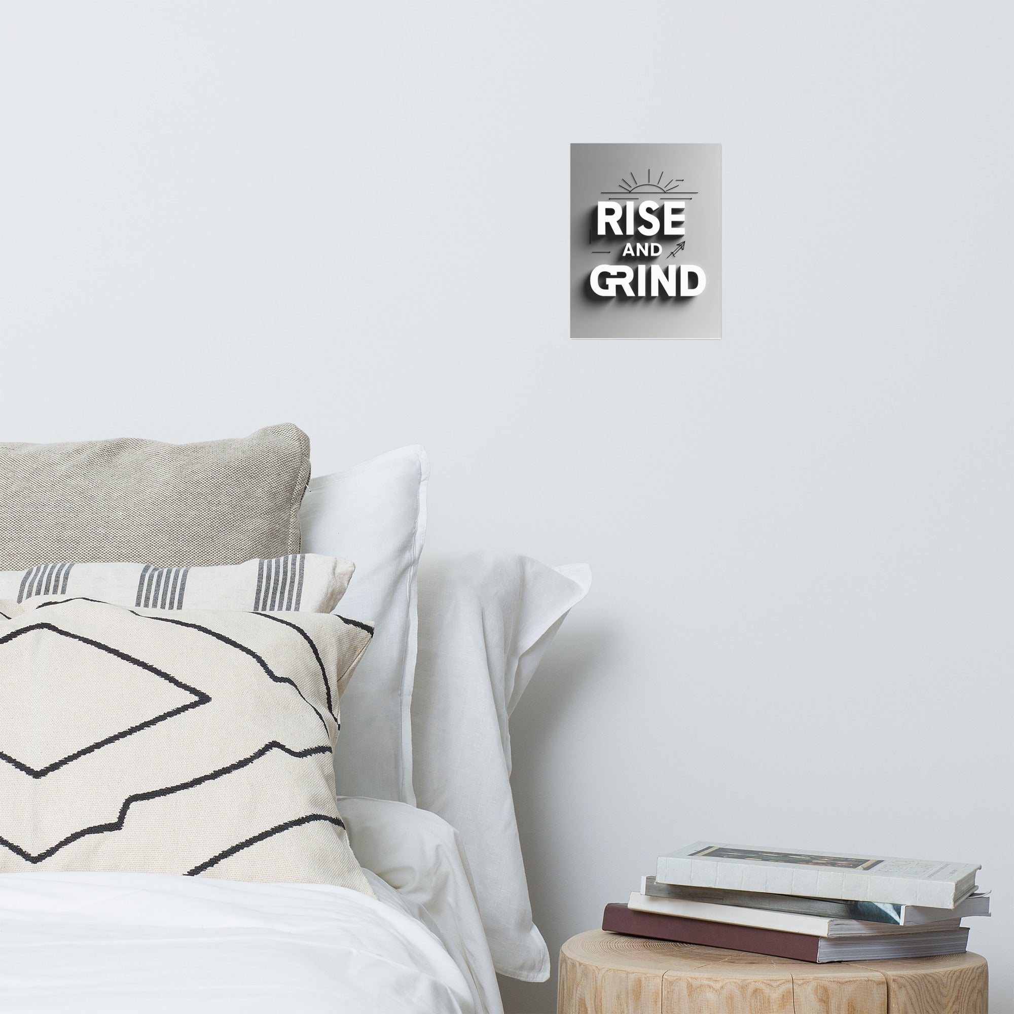 Rise and Grind Motivational Poster with Free Shipping