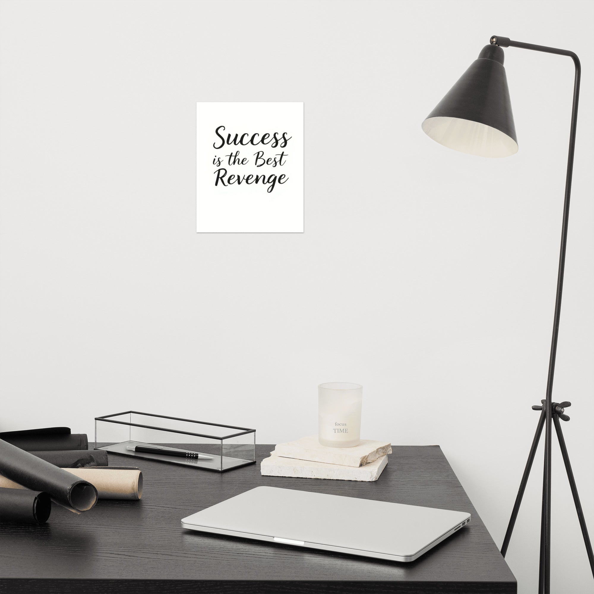 Success Is the Best Revenge Motivational Poster with Free Shipping