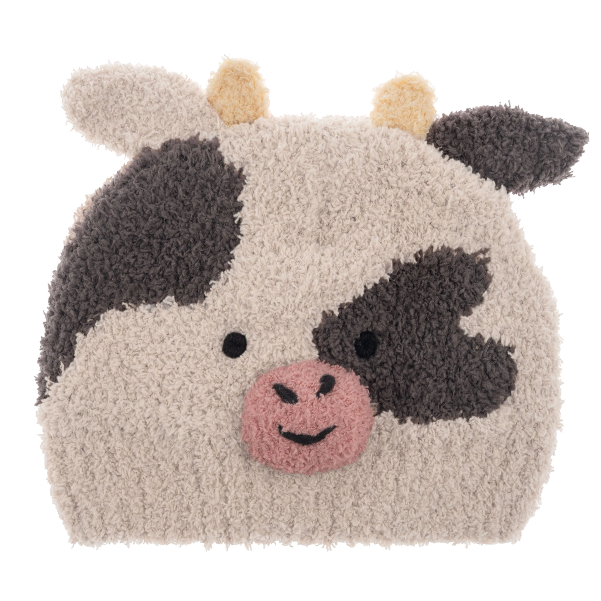 Chenille Baby Beanies Cow