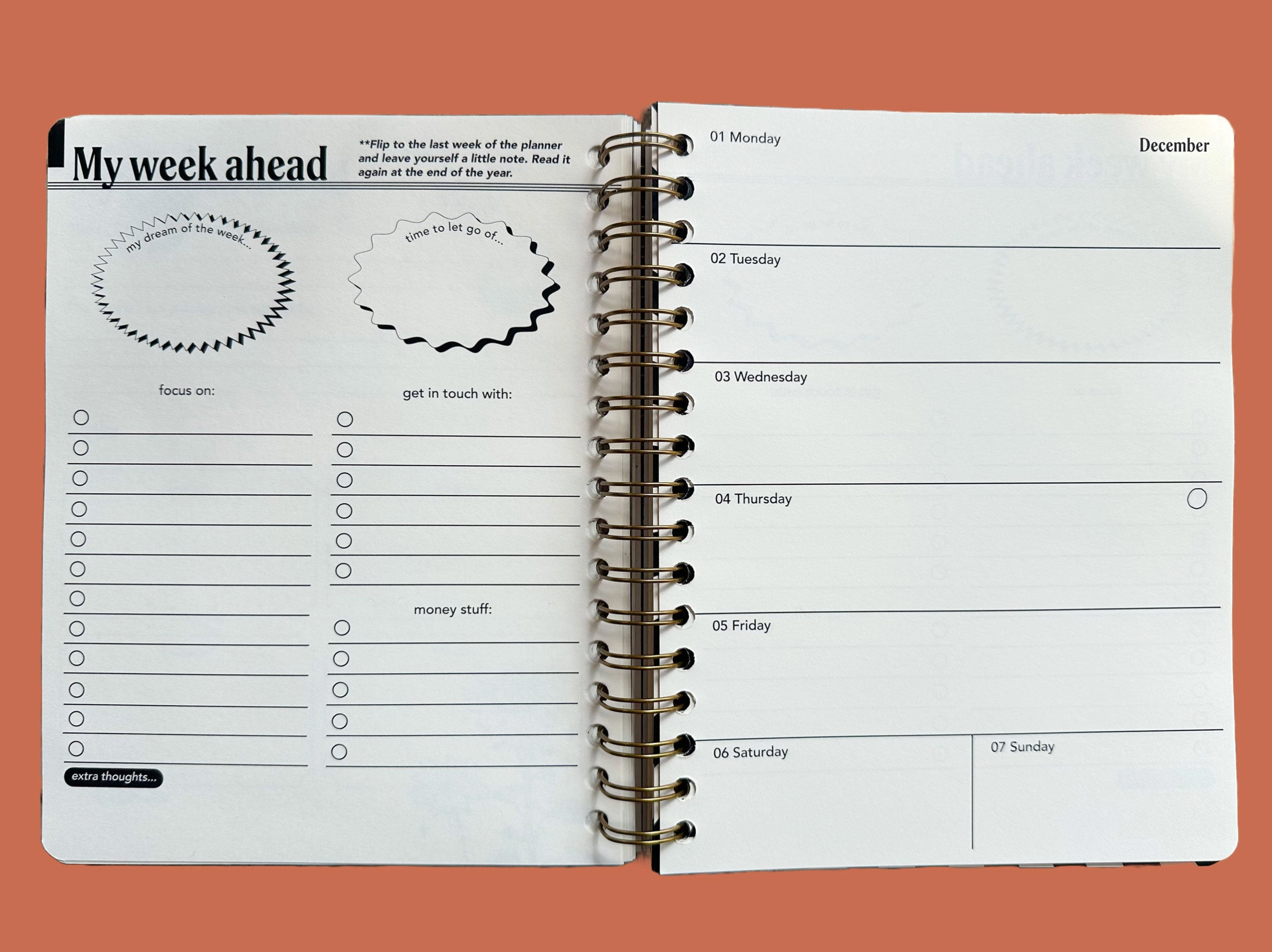 Undated Flexible Planner, Seeing Eye Cover