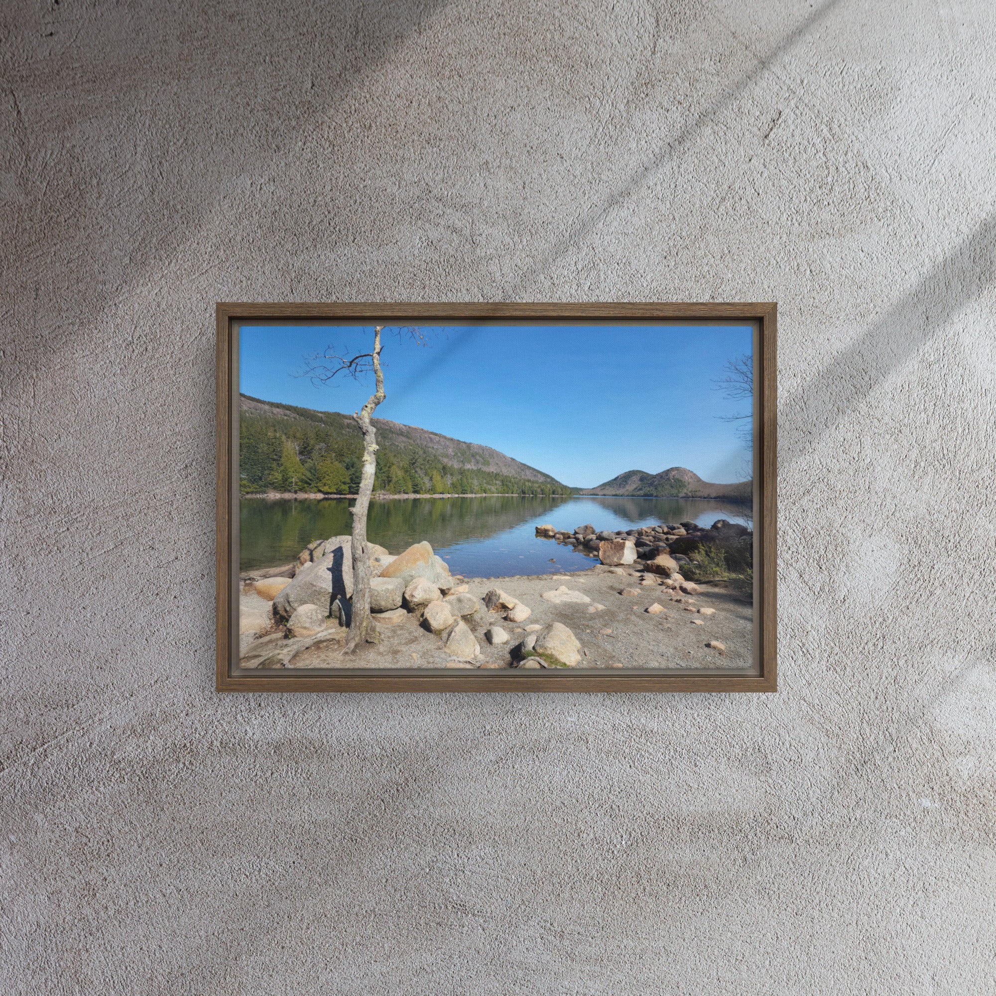 Transform Any Room with This Stunning 18x12¡± Bar Harbor Maine Framed Canvas!