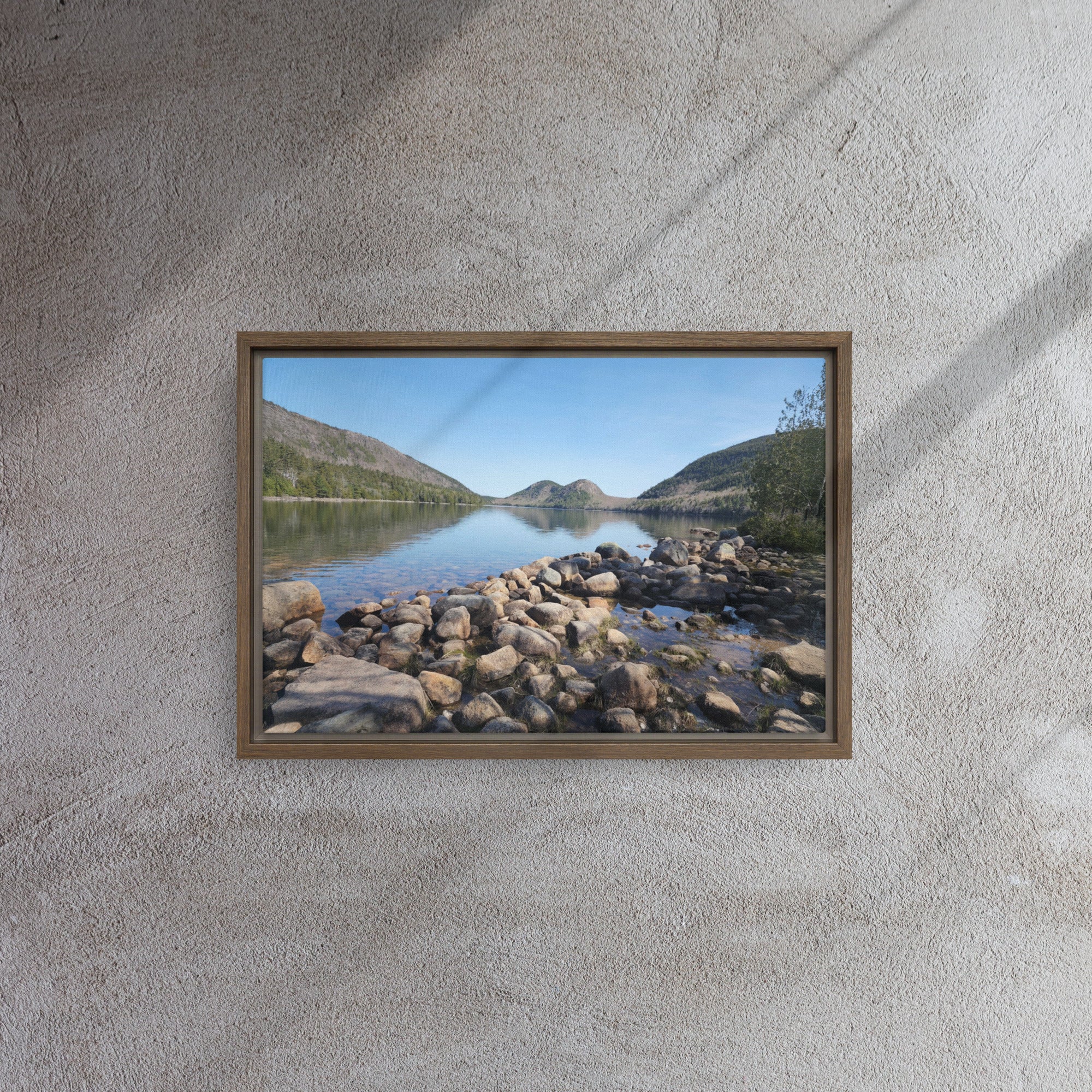 Turn Blank Walls into Stunning Views: 18x12¡± Bar Harbor Maine Framed Canvas!