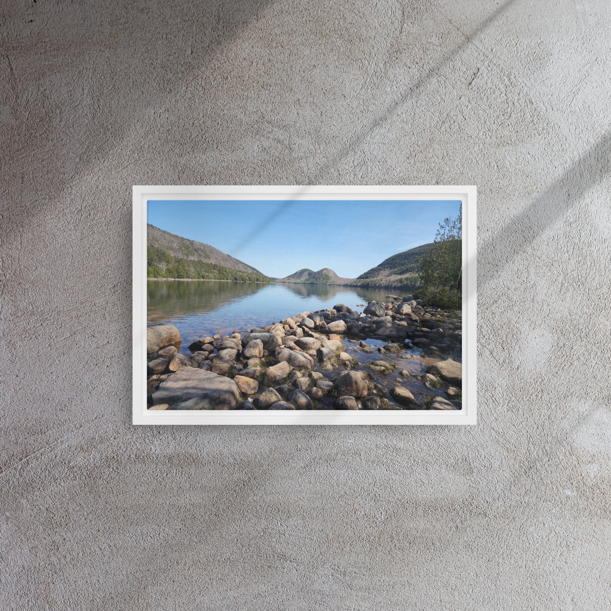 Turn Blank Walls into Stunning Views: 18x12¡± Bar Harbor Maine Framed Canvas!