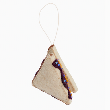 Felt PB&J Sandwich Ornaments