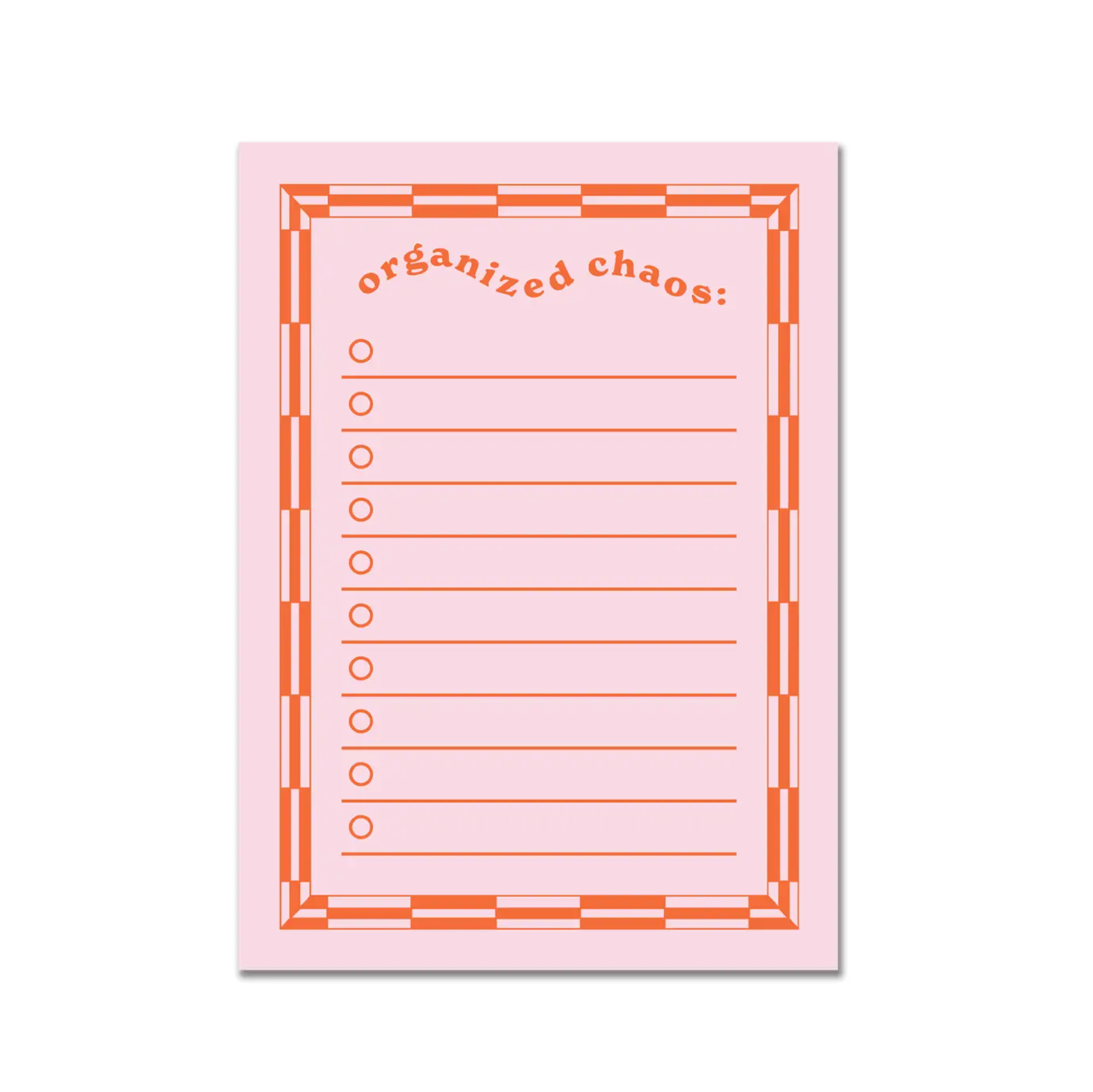 Organized Chaos Notepad