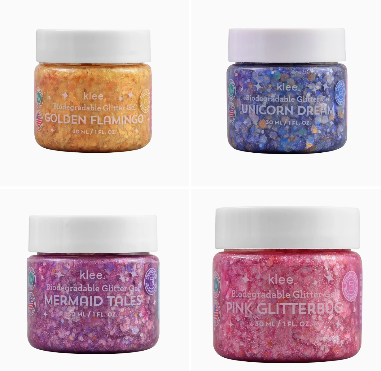 Klee Biodegradable Glitter Gel, 1 oz