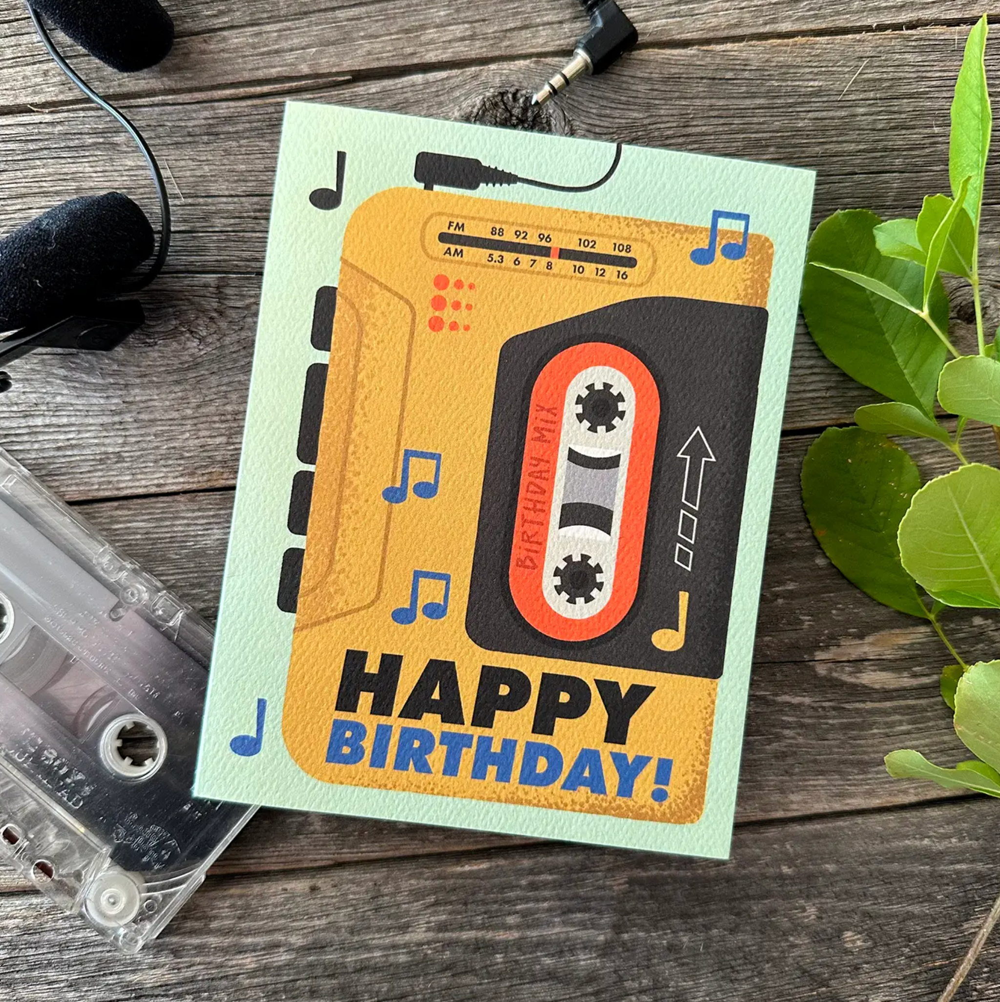 Cassette Player Card