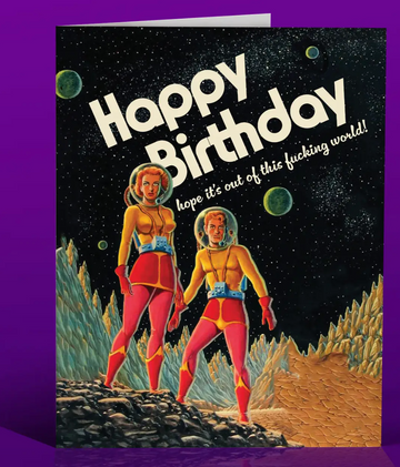 Galaxy Birthday Card