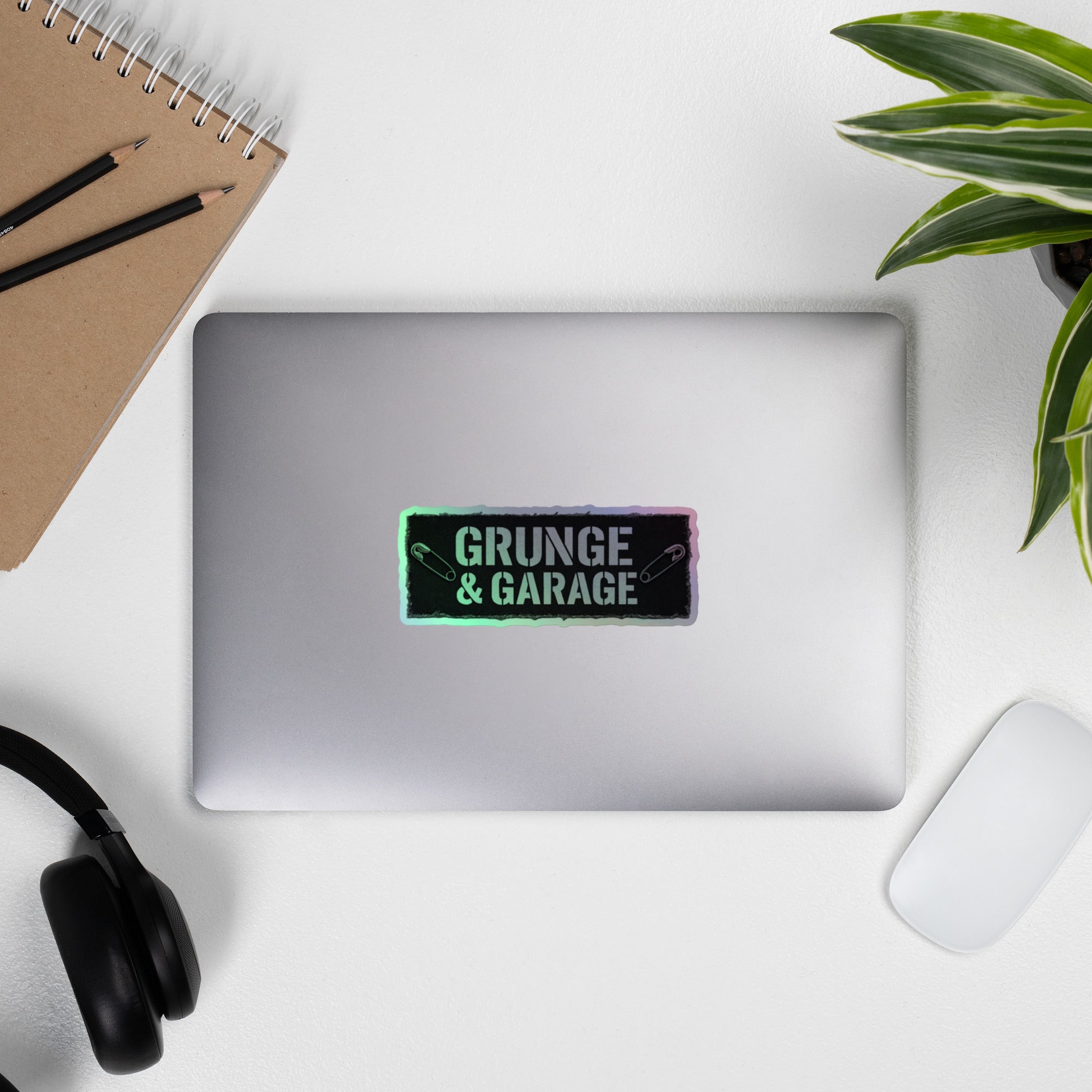 Grunge & Garage Holographic Sticker