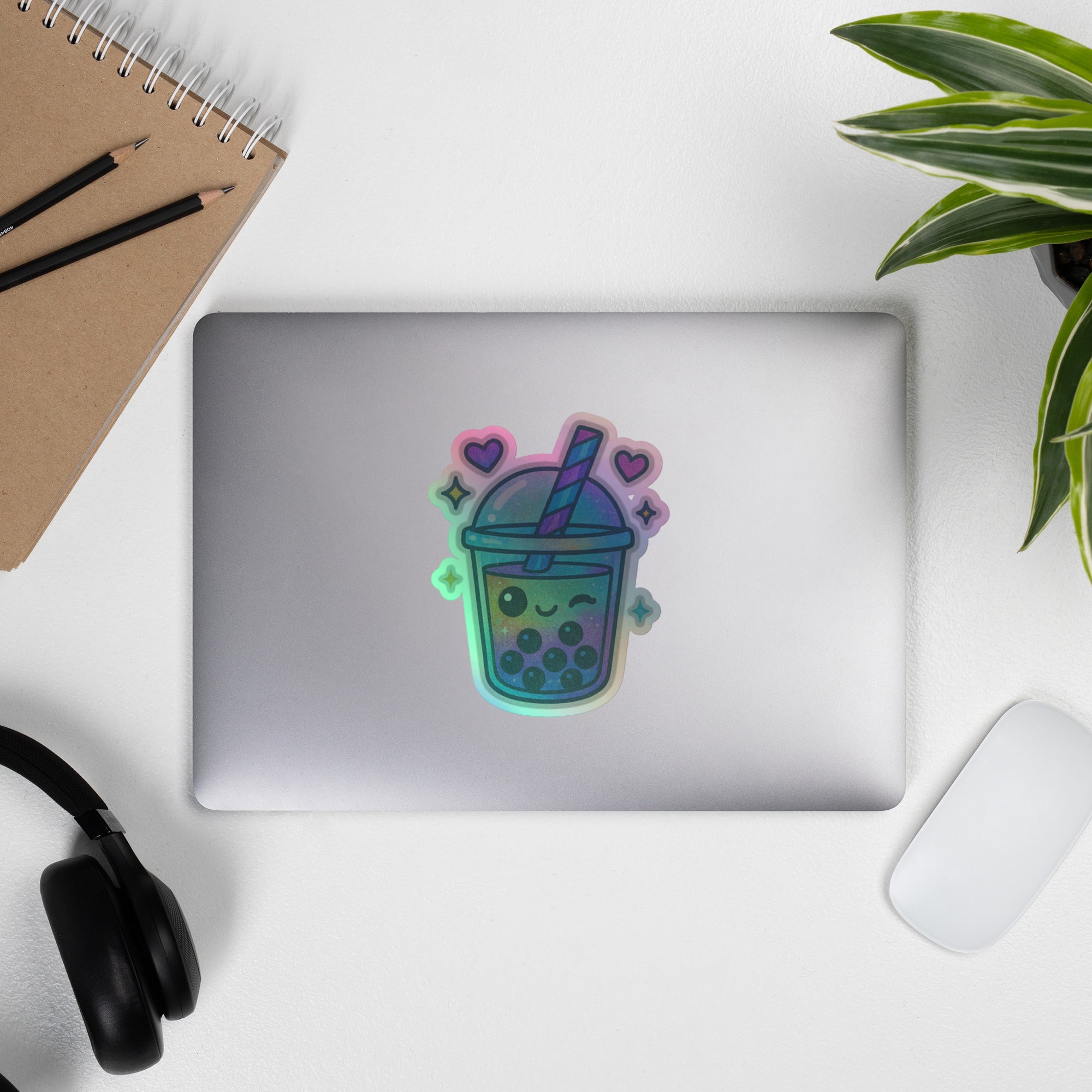 Holographic Boba Bliss Sticker