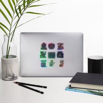 Retro Holographic Sticker Sheet