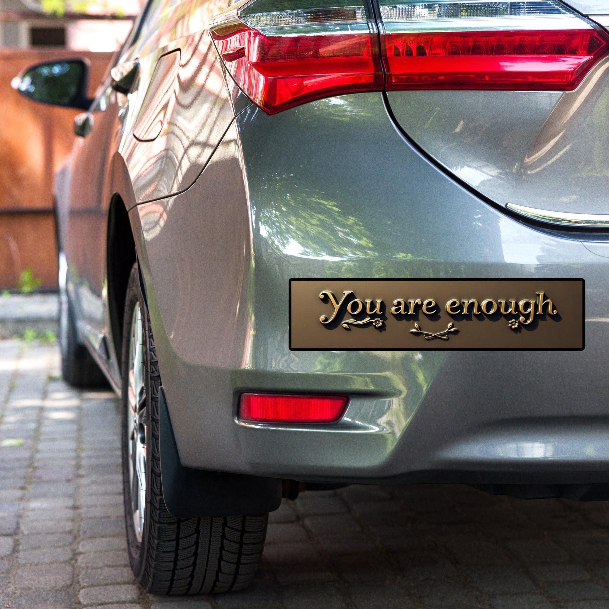 Elevate Your Space with Our Elegant ¡®You Are Enough¡¯ Bumper Sticker ¨C A Timeless Reminder of Self-Worth!