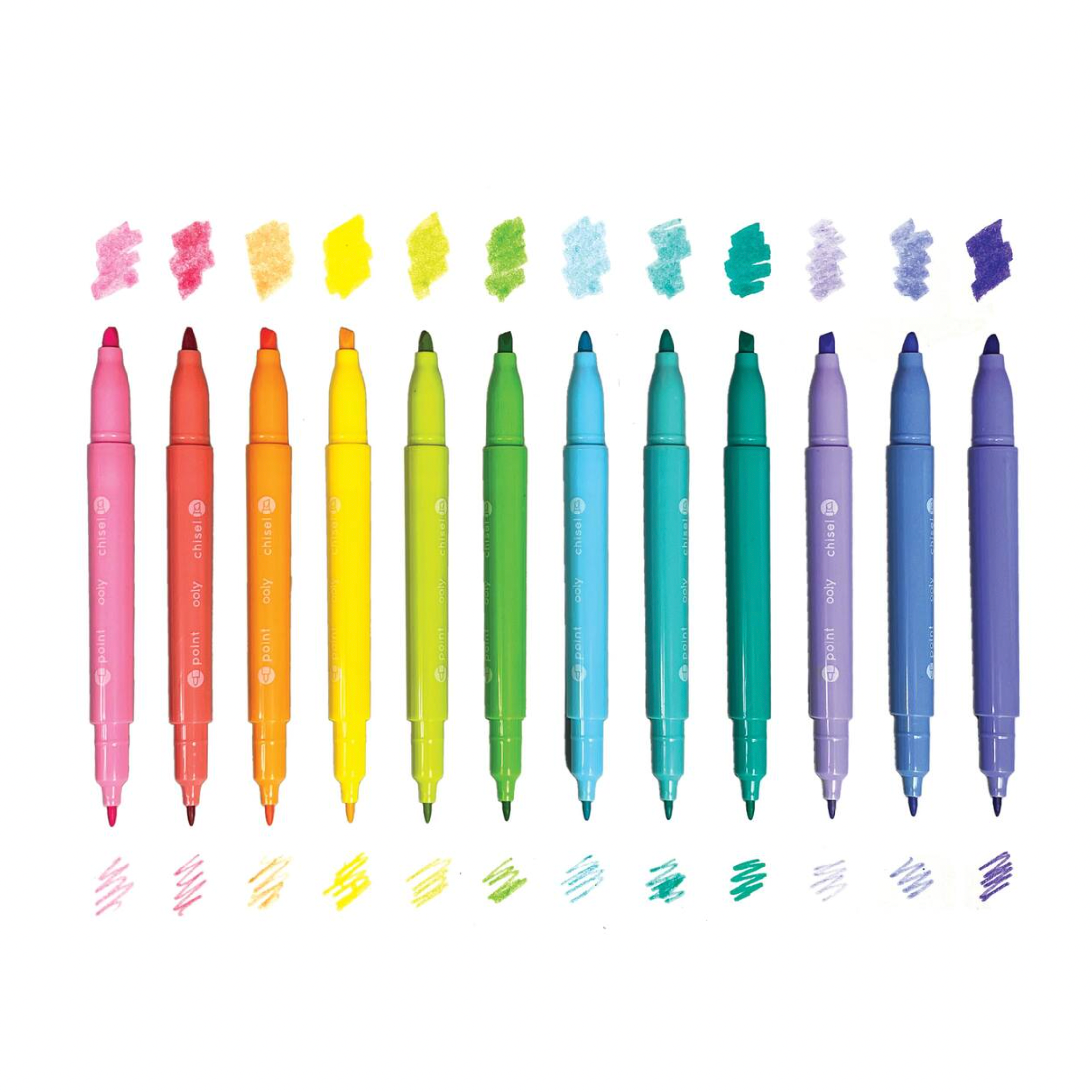 Pastel Hues Markers - Set of 12