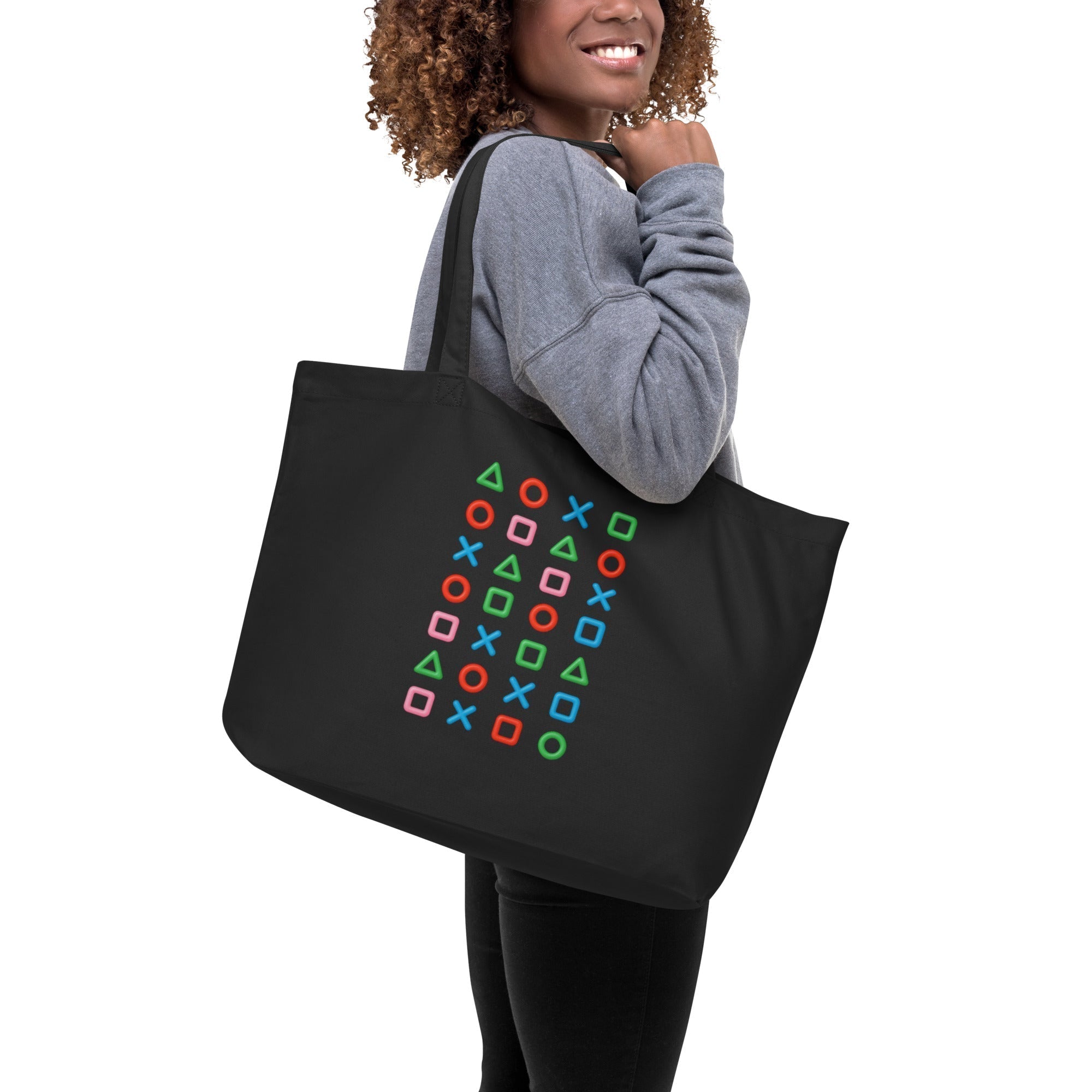 Organic Cotton Gamer Icon Eco Tote