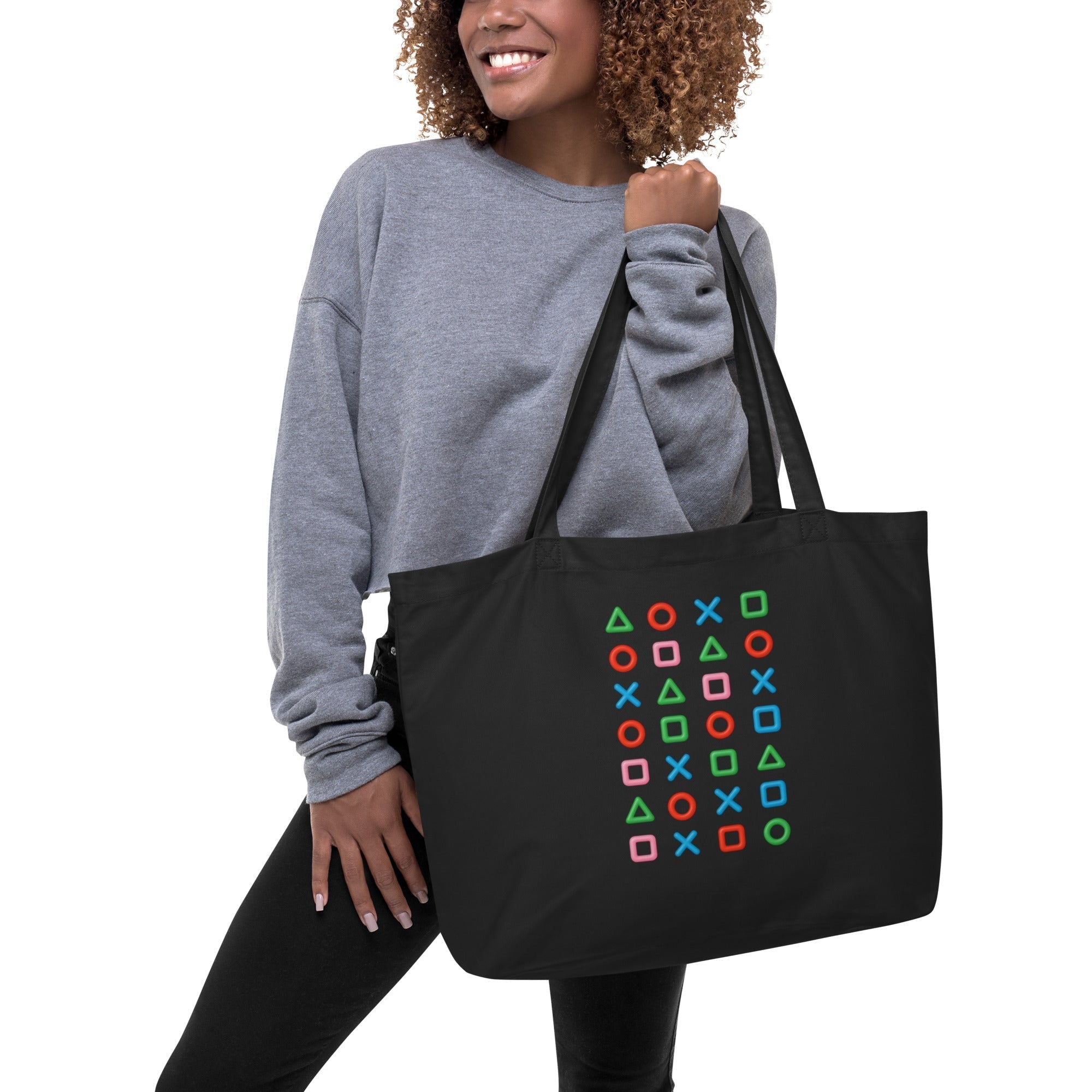 Organic Cotton Gamer Icon Eco Tote
