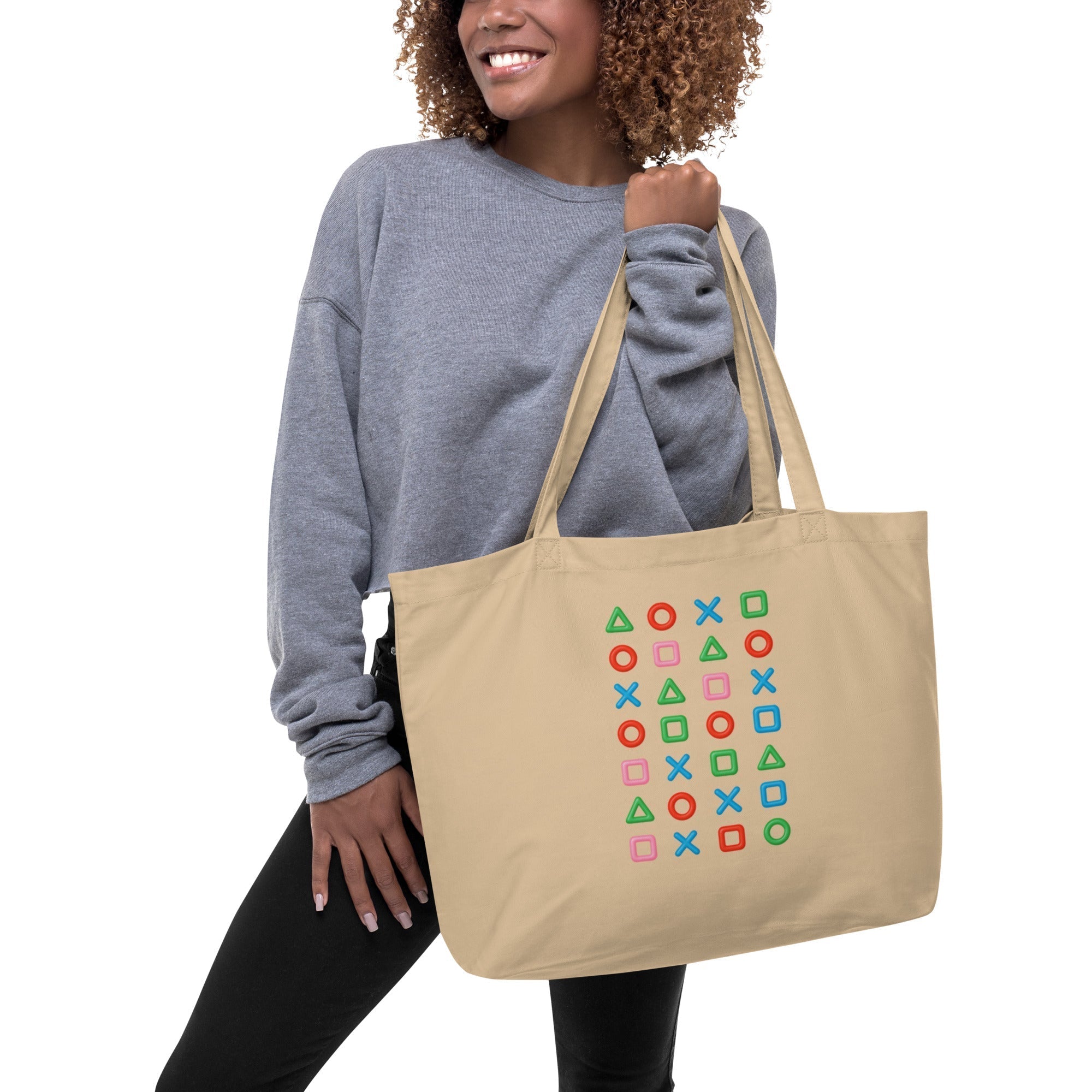Organic Cotton Gamer Icon Eco Tote