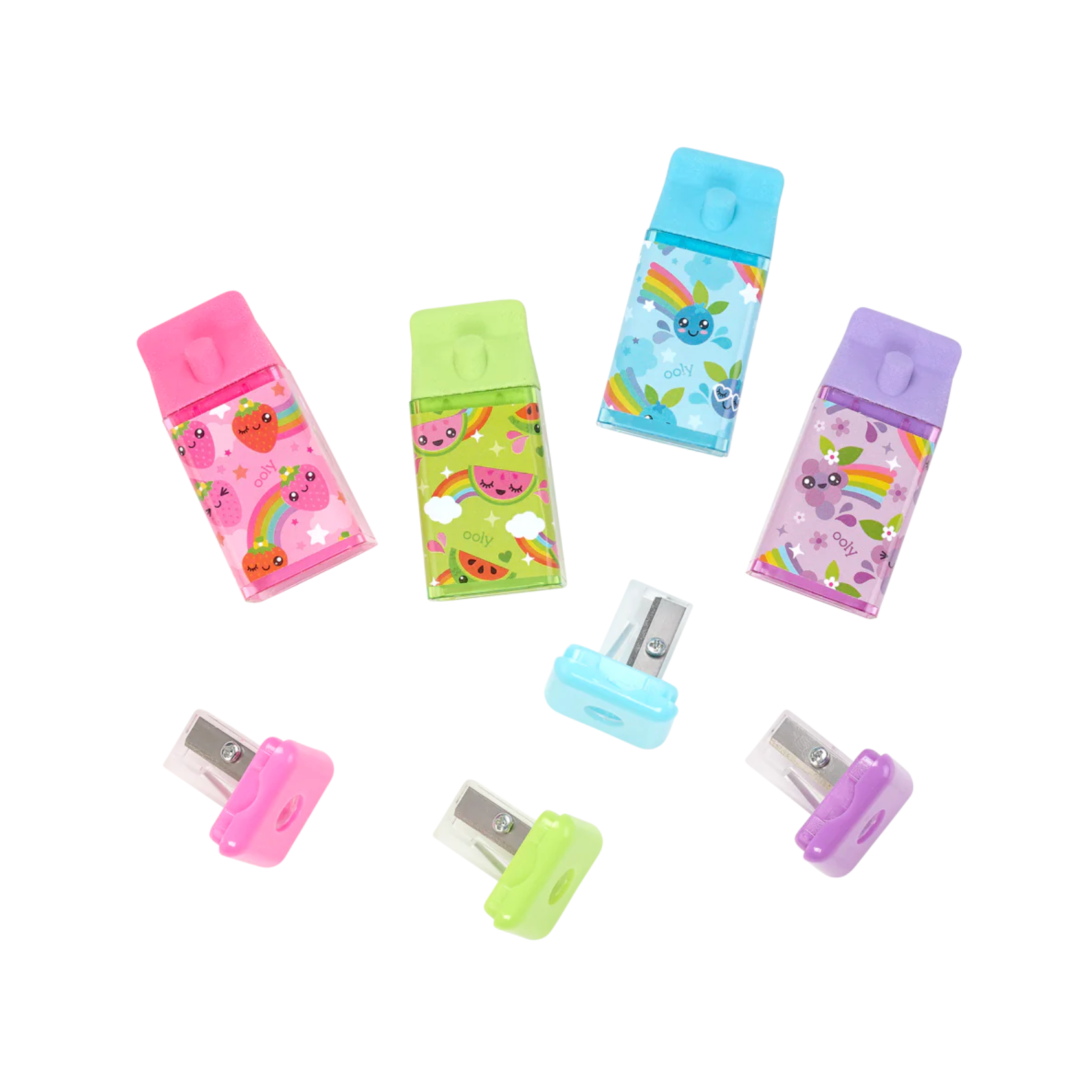 Lil¡¯ Juicy Box Scented Erasers + Sharpeners