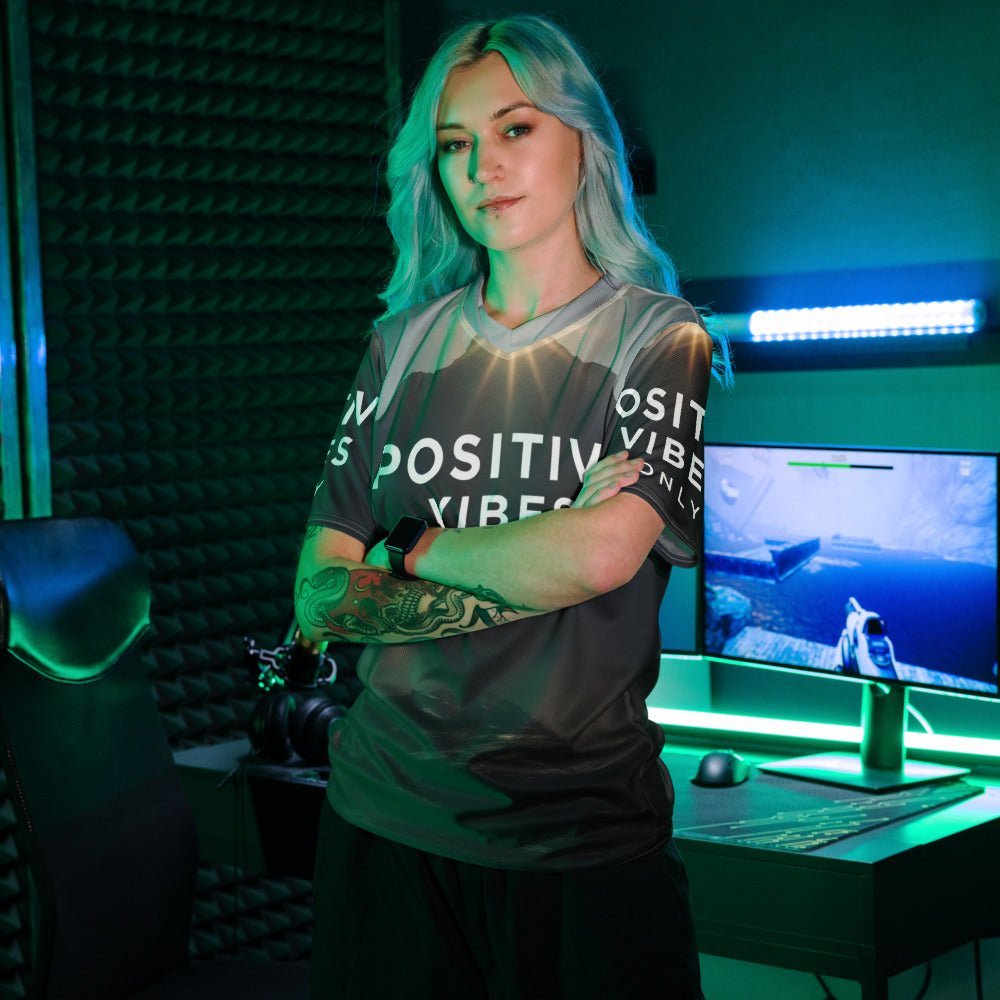 Limited Edition: Positive Vibes Only Premium Recycled Polyester Performance T-Shirt