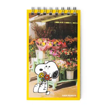 3P4 X Peanuts? - Snoopy Flower Bouquet Mini Memo Pad
