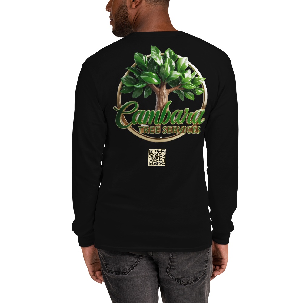 Custom Cambara Tree Services Long Sleeve Shirt ¨C Premium Cotton, Eco-Friendly Print, Durable Workwear