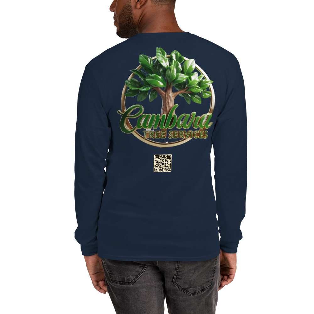 Custom Cambara Tree Services Long Sleeve Shirt ¨C Premium Cotton, Eco-Friendly Print, Durable Workwear