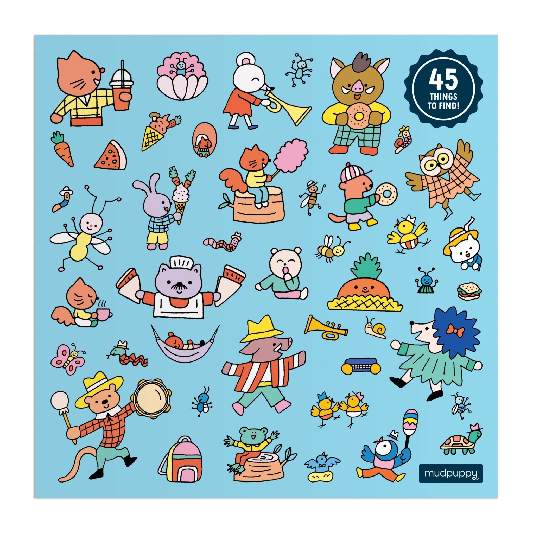 Music Festival 500 Piece Search and Find Family Puzzle