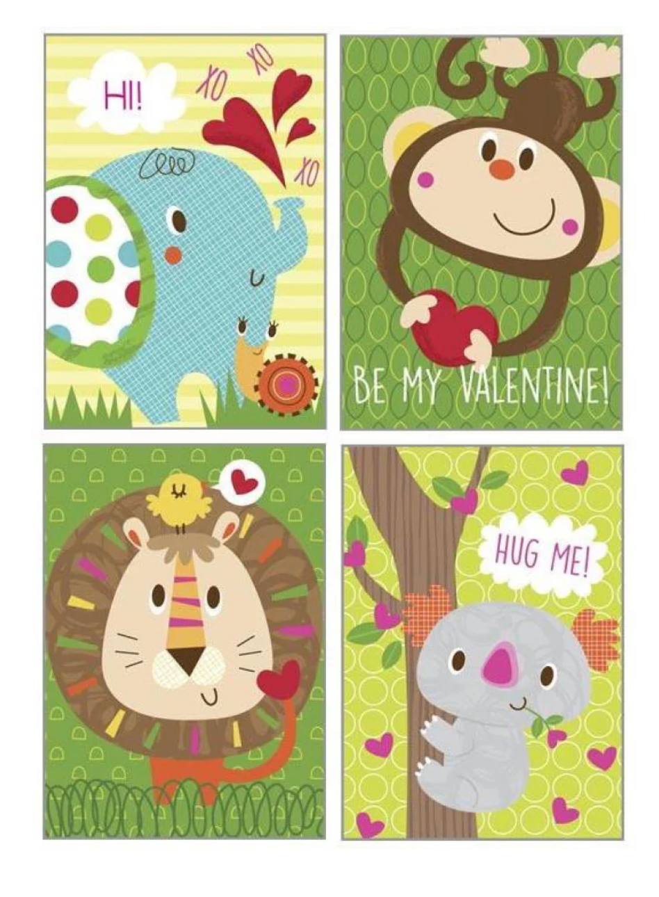Classroom Valentine's Card Pack