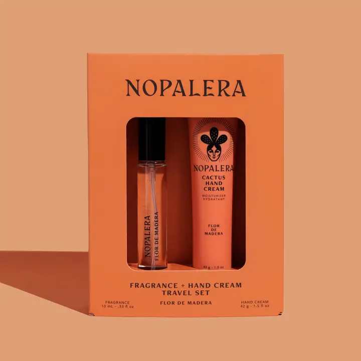 Hand Cream + Travel Fragrance Set - Flor De Madera