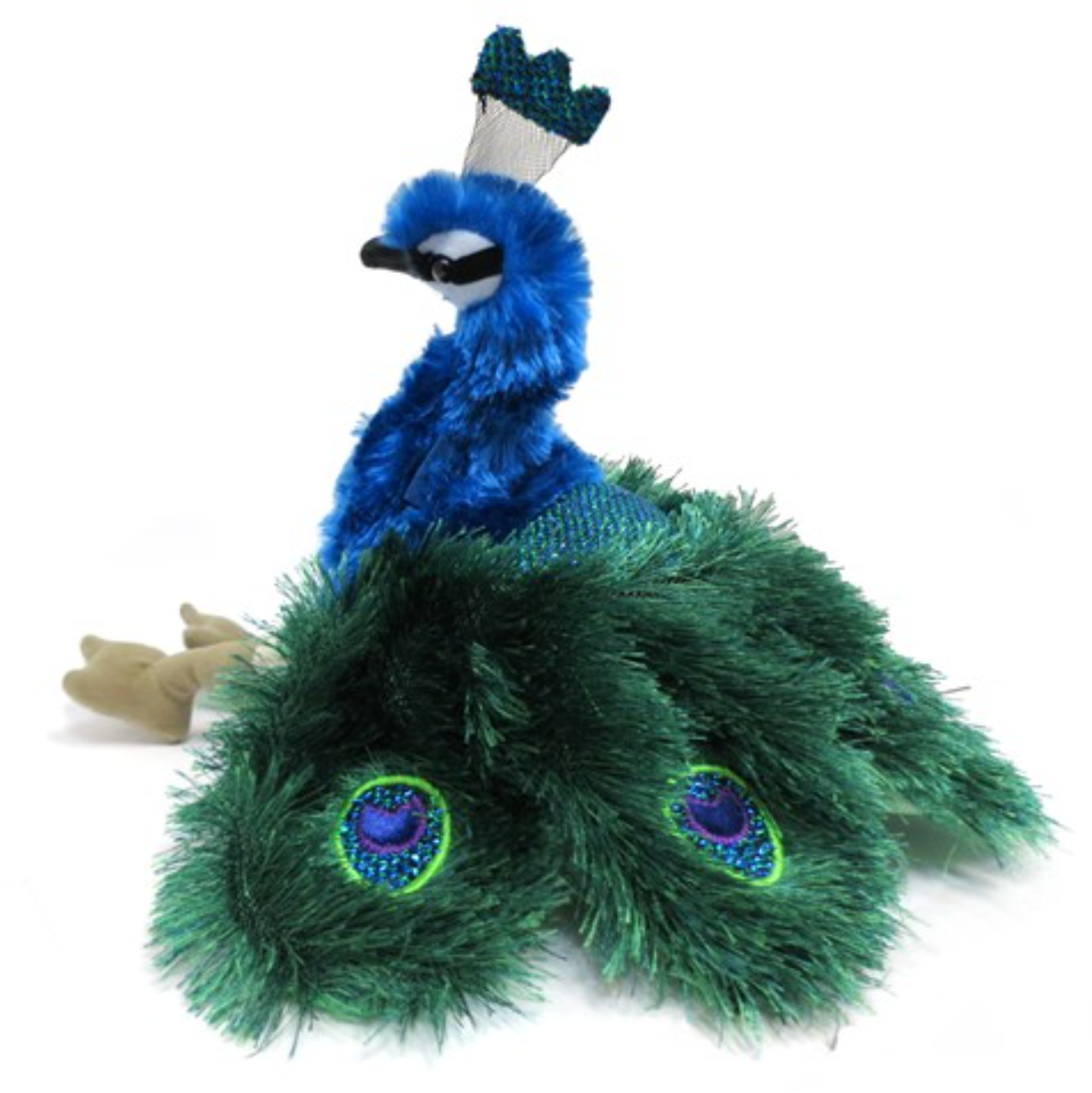 Hand Puppet - Small Peacock