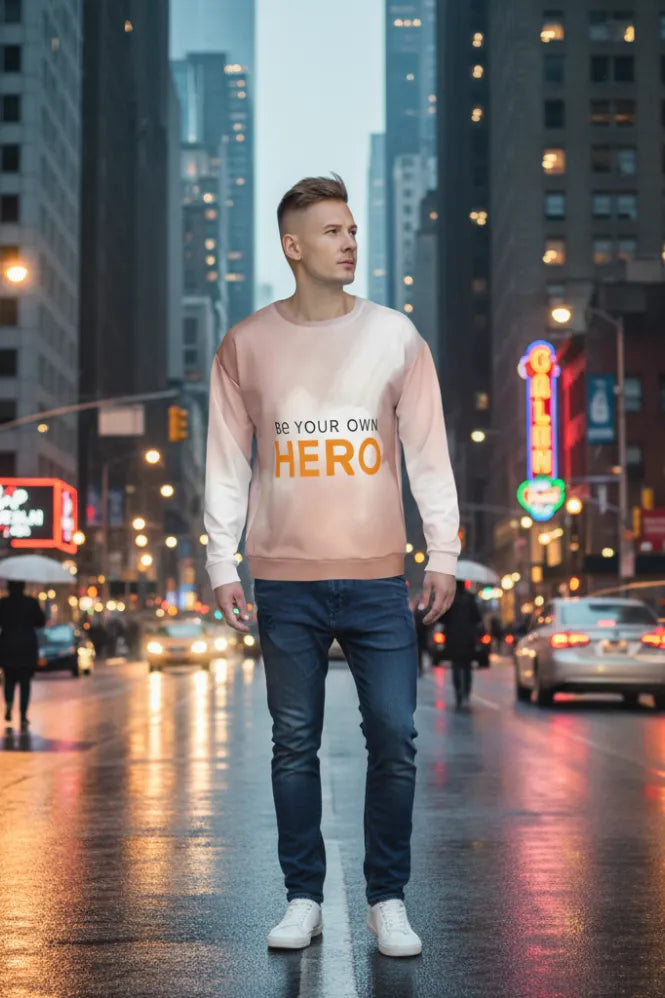 Be Your Own Hero ¨C Recycled Unisex Sweatshirt