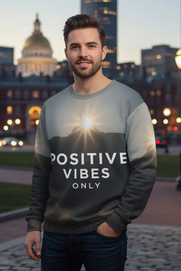 Positive Vibes Only ¨C Recycled Unisex Sweatshirt