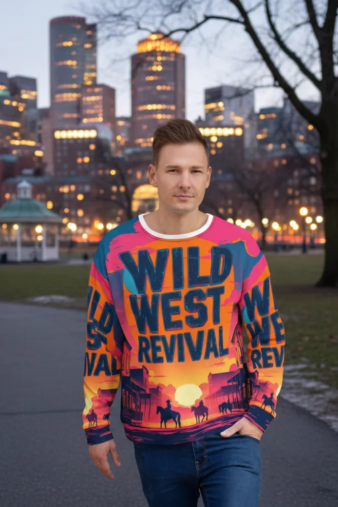 Wild West Revival ¨C Recycled Unisex Sweatshirt