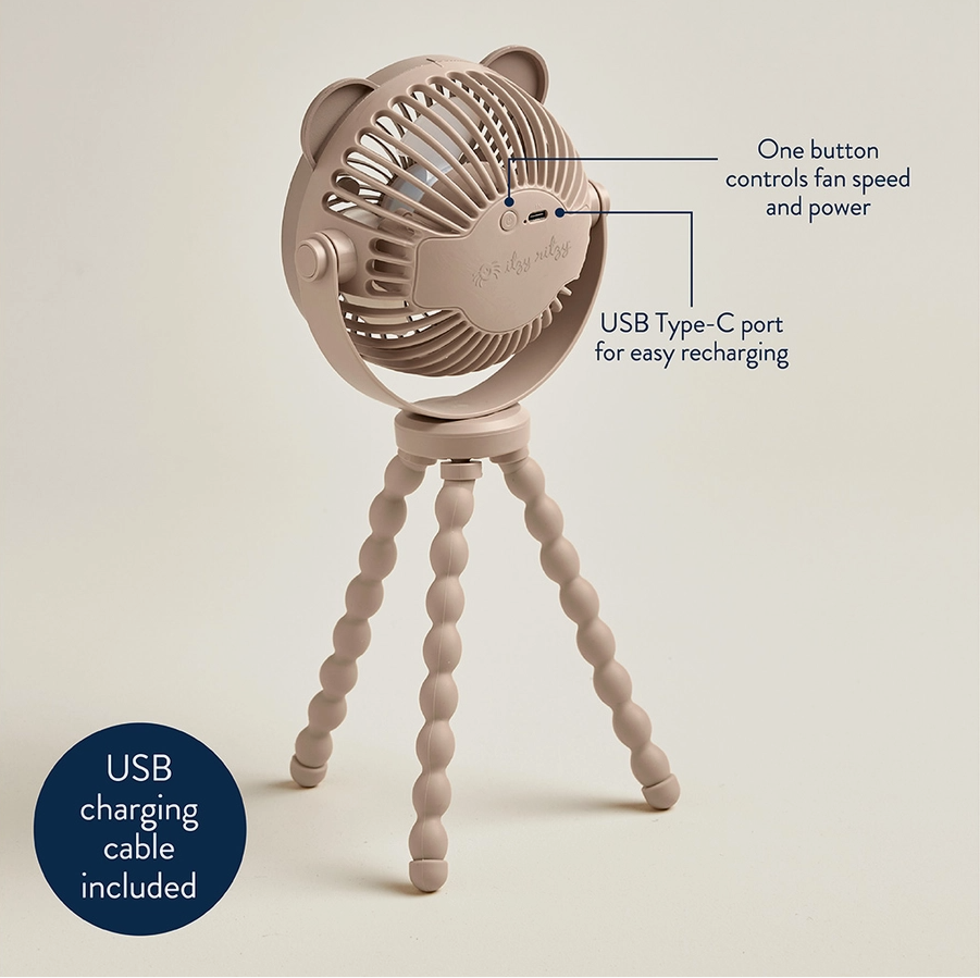 Itzy Breeze 3-Speed Stroller Fan